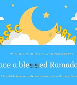 Have a blessed Ramadan!