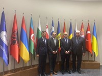 Состоялась первая встреча вновь избранного генерального секретаря BSEC-URTA Мехмета Уйлукчу с генеральным секретарем ОЧЭС Лазаром Команеску